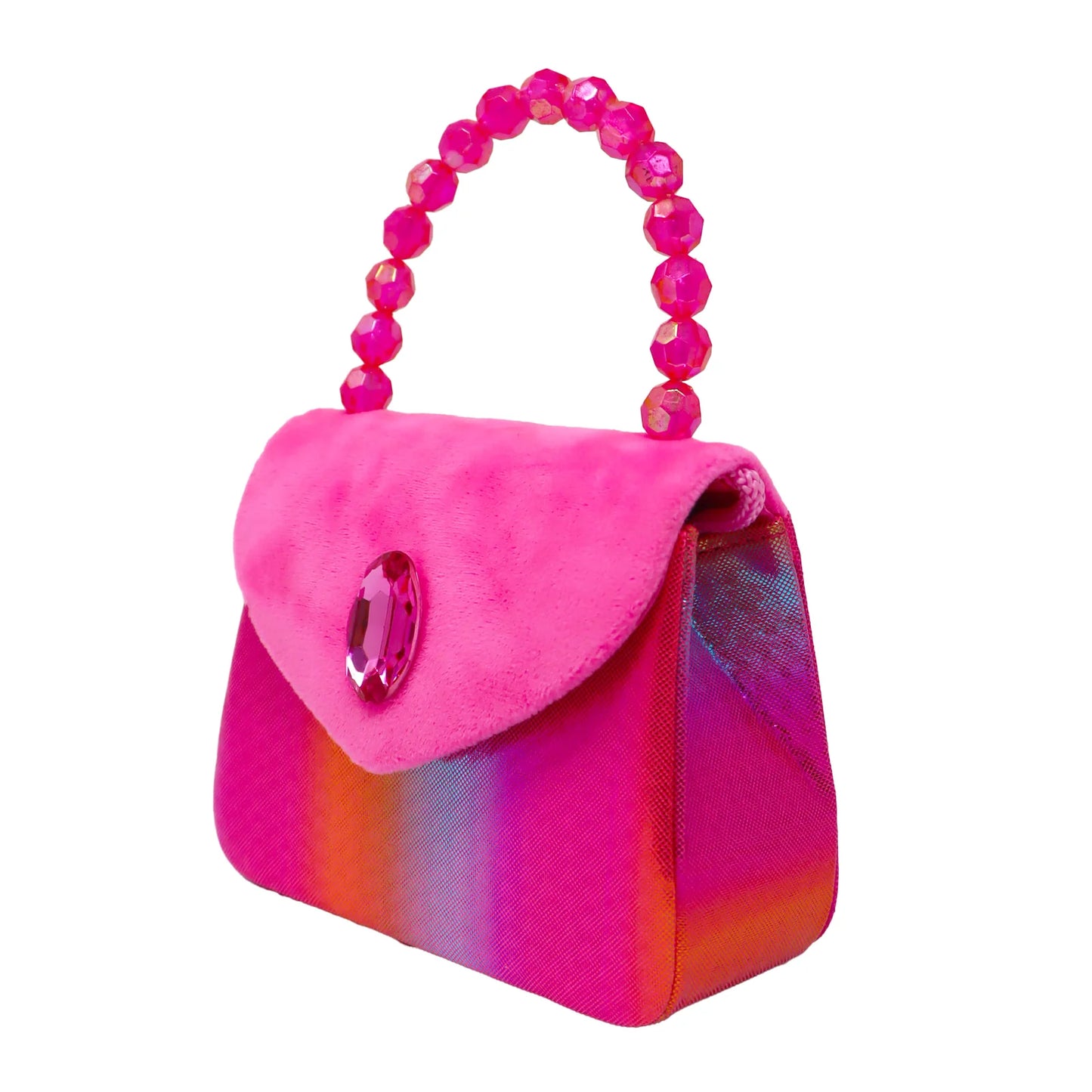 Pink Poppy Pink Gemstone Handbag