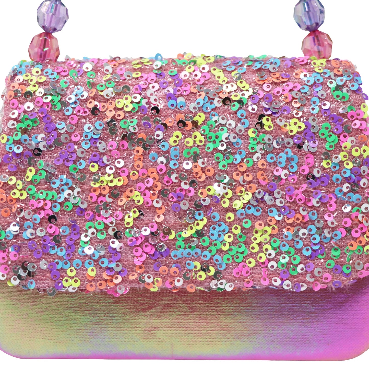 Pink Poppy Sparkly Sequin Handbag