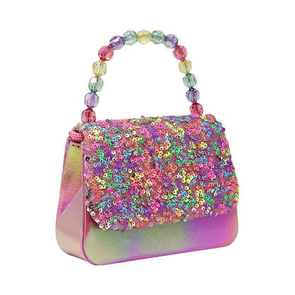Pink Poppy Sparkly Sequin Handbag