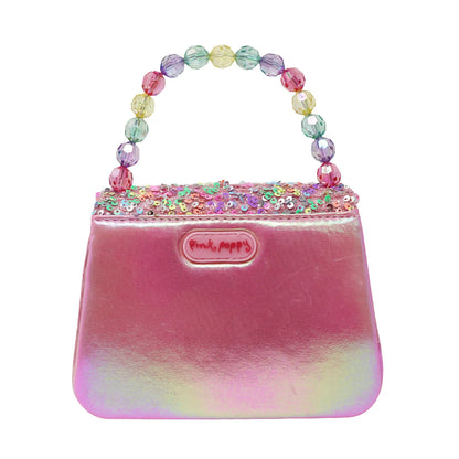 Pink Poppy Sparkly Sequin Handbag
