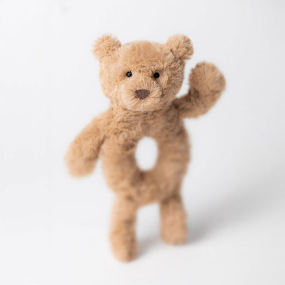 JELLYCAT RING RATTLE | BARTHOLOMEW BEAR