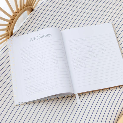 Fox and Fallow Baby Journal - Baby Book Breton Stripe
