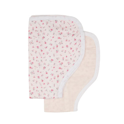 ALL 4 ELLA COTTON BURP CLOTH | PINK PETALS