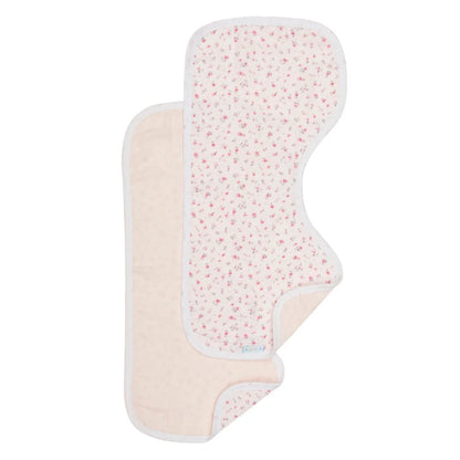 ALL 4 ELLA COTTON BURP CLOTH | PINK PETALS