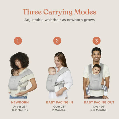 ERGOBABY EMBRACE NEWBORN BABY CARRIER | CAMEL