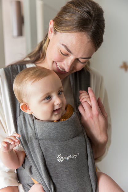 ERGOBABY EMBRACE NEWBORN BABY CARRIER | HEATHER GREY