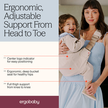 ERGOBABY UPSIE SLING CARRIER | NATURAL BEIGE