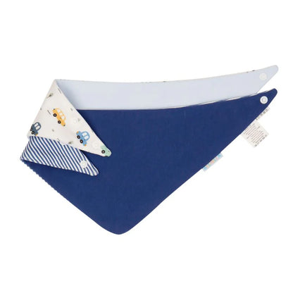 Dribble Bandana Bib 2 Pack - Beep Beep