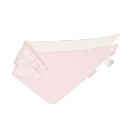 Dribble Bandana Bib 2 Pack - Pink Gingham