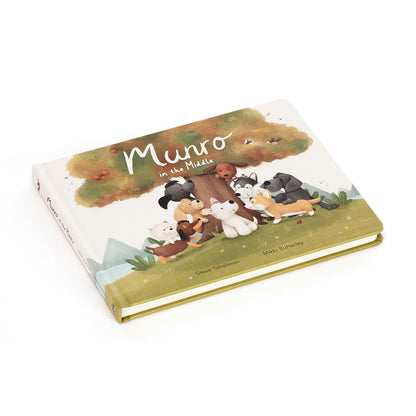 Jellycat Kids Board Book - Munro In The Middle Book