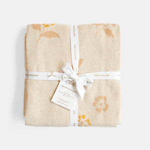 Fox and Fallow Cotton Blanket - Meadow