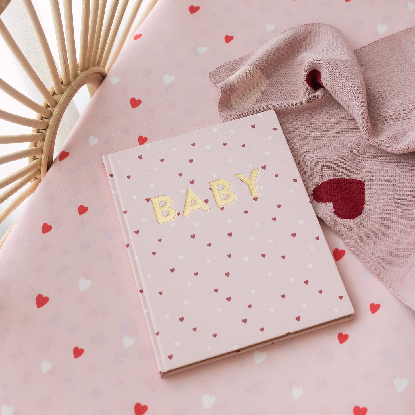 Fox and Fallow Baby Journal - Baby Book Little Hearts