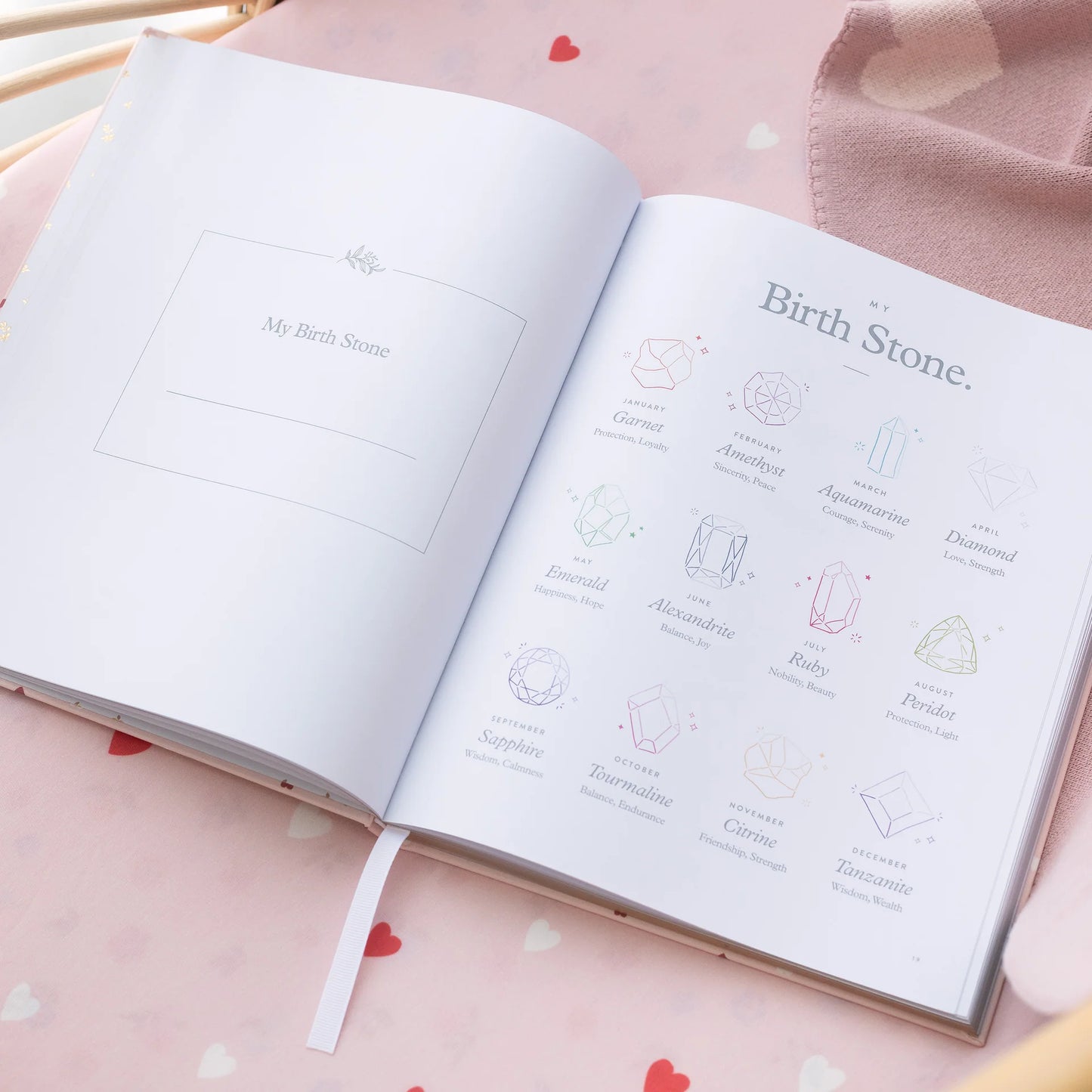 Fox and Fallow Baby Journal - Baby Book Breton Stripe