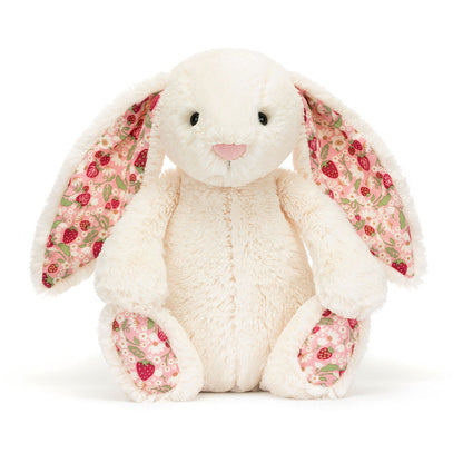 JELLYCAT BLOSSOM BASHFUL MEDIUM BUNNY | CREAM BERRY