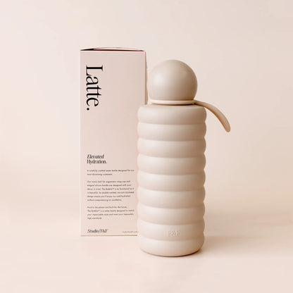 FOX AND FALLOW THE BUBBLE REUSABLE WATER BOTTLE | LATTE