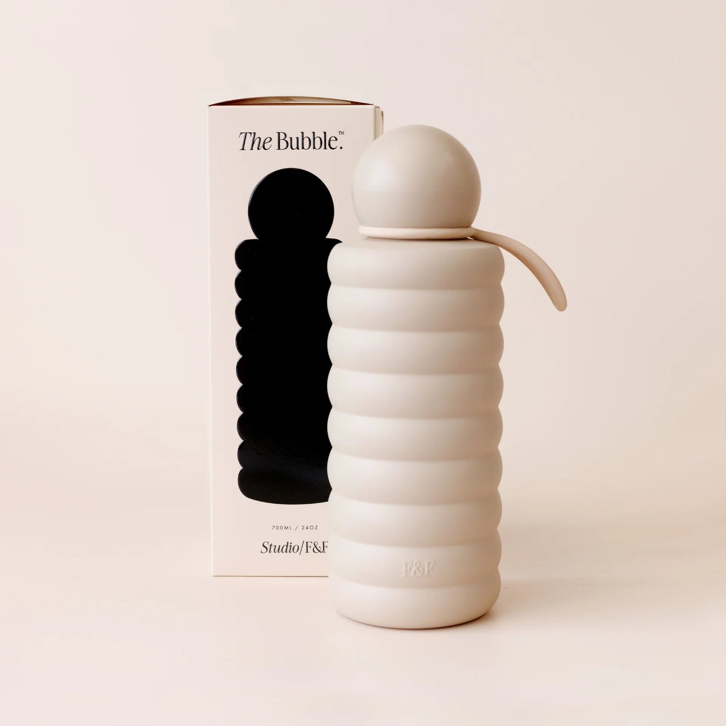 FOX AND FALLOW THE BUBBLE REUSABLE WATER BOTTLE | LATTE