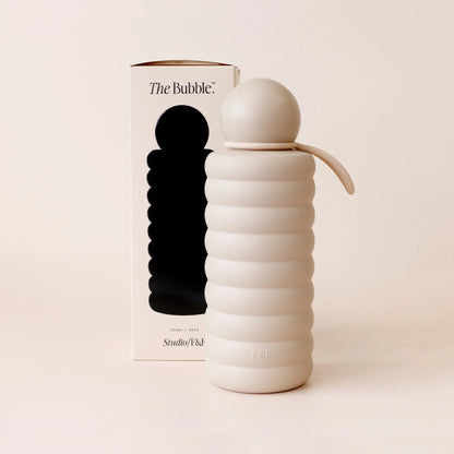 FOX AND FALLOW THE BUBBLE REUSABLE WATER BOTTLE | LATTE