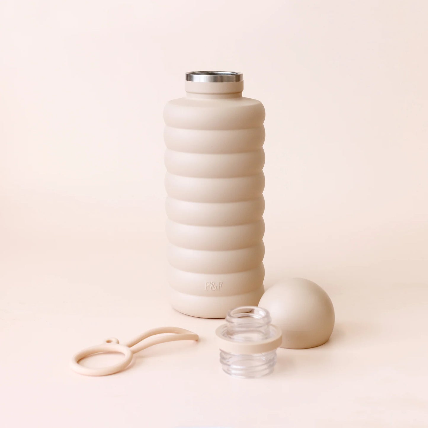 FOX AND FALLOW THE BUBBLE REUSABLE WATER BOTTLE | LATTE