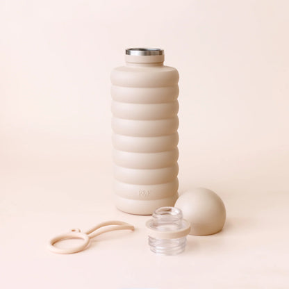 FOX AND FALLOW THE BUBBLE REUSABLE WATER BOTTLE | LATTE
