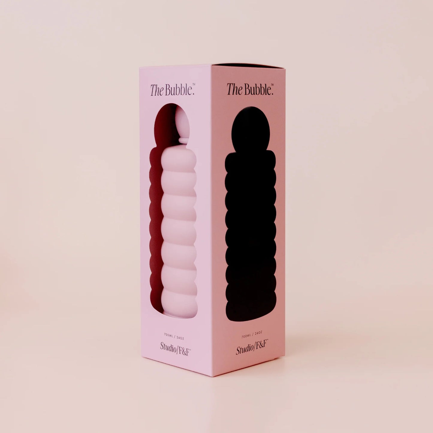 FOX AND FALLOW THE BUBBLE REUSABLE WATER BOTTLE | DUSTY ROSE