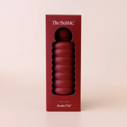 FOX AND FALLOW THE BUBBLE REUSABLE WATER BOTTLE | CHERRY
