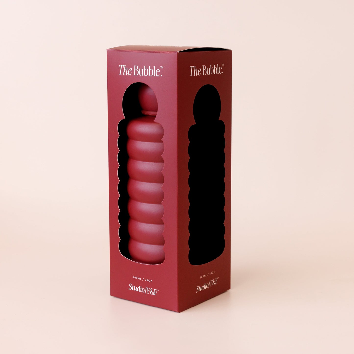 FOX AND FALLOW THE BUBBLE REUSABLE WATER BOTTLE | CHERRY