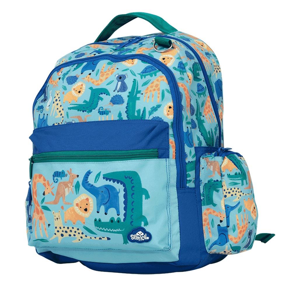 Spencil Little Kids Backpack -Safari Puzzle