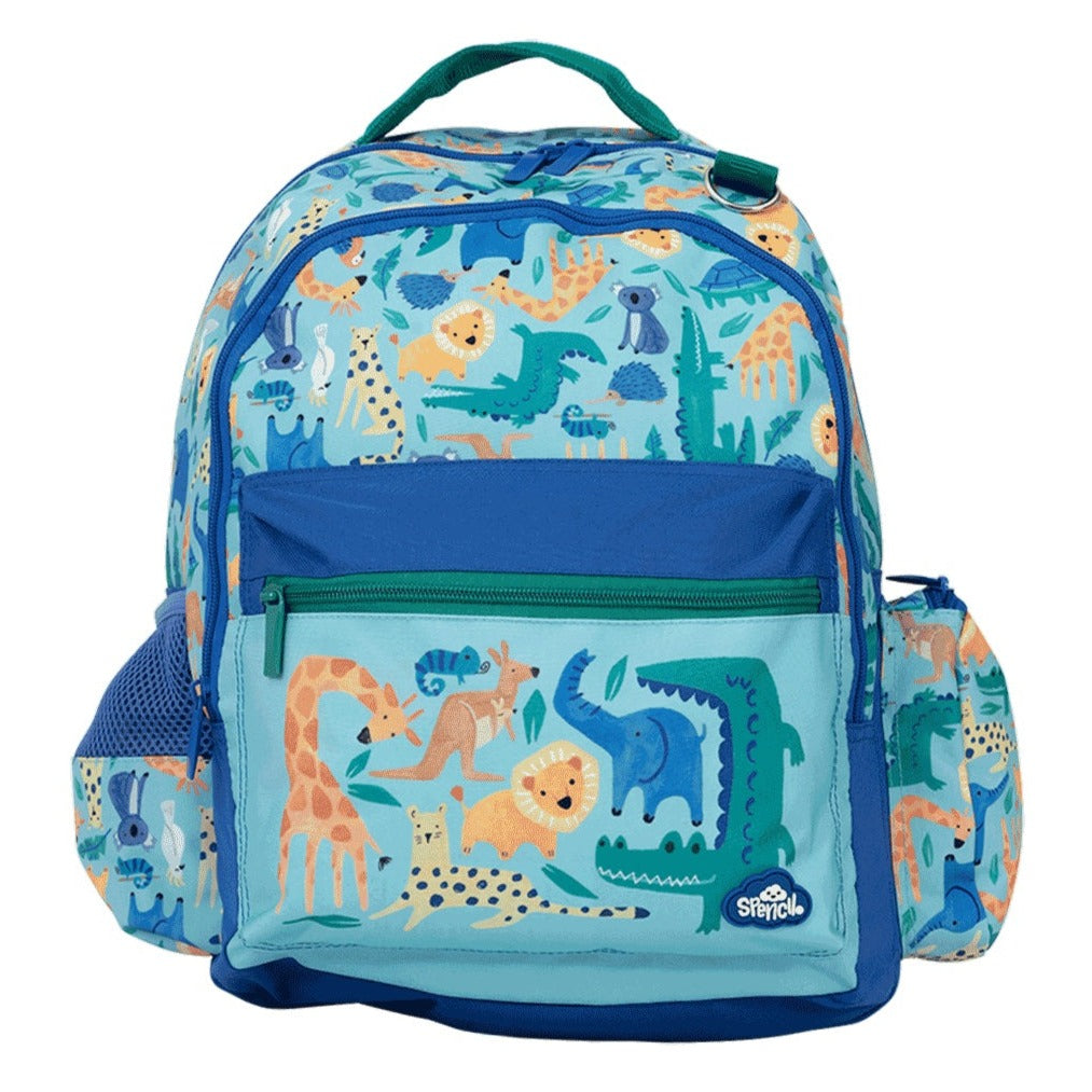 kids backpack - angus and dudley