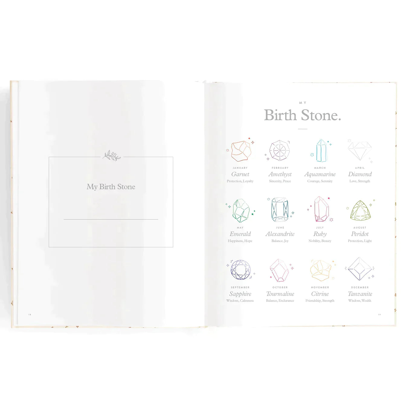 Fox and Fallow Mini Baby Journal - Sage