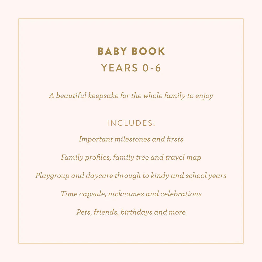 Fox and Fallow Baby Journal - Broderie