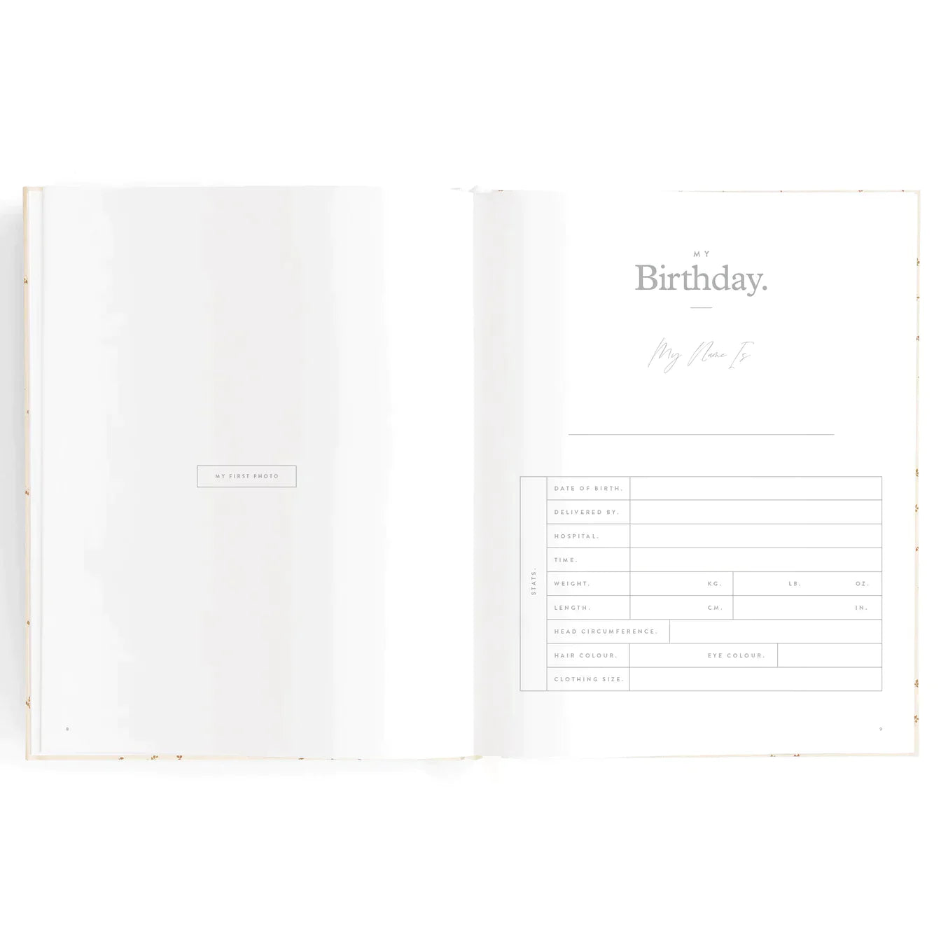 Fox and Fallow Baby Journal - Powder