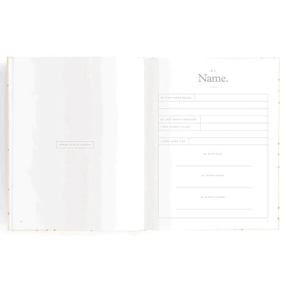 Fox and Fallow Mini Baby Journal - Sage