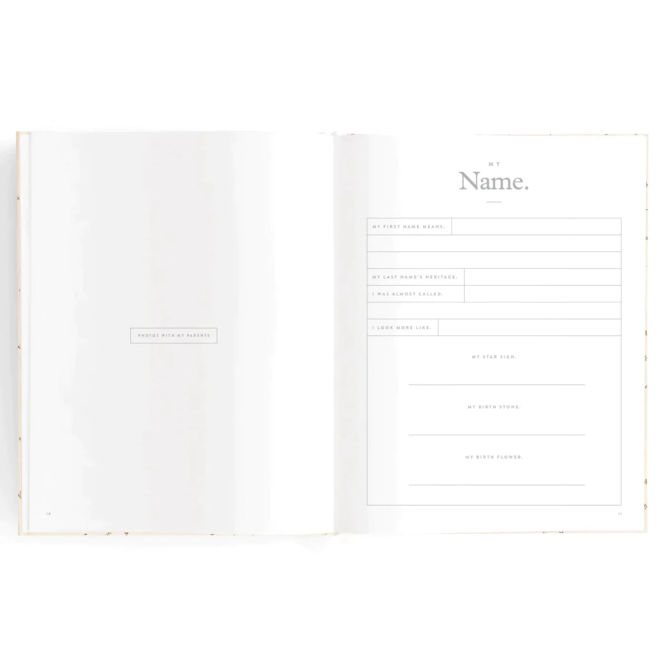 Fox and Fallow Baby Journal - Broderie