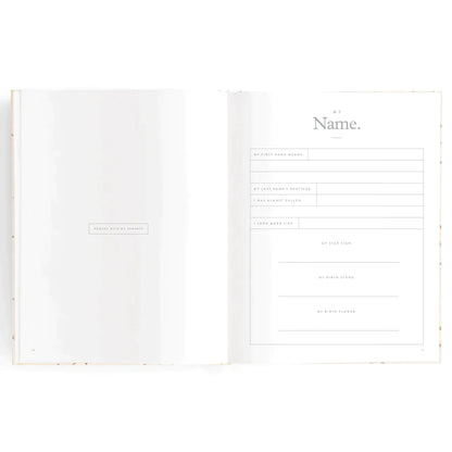 Fox and Fallow Baby Journal - Broderie