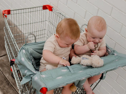 Bambella Designs Universal Padded Trolley Liner - Sage Sunshine