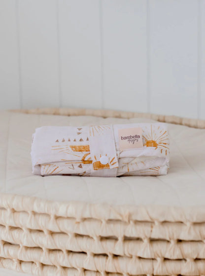 BAMBELLA WATERPROOF CHANGE MAT | BOHEMIAN SUNSHINE