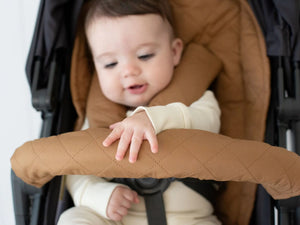 Bambella Designs Pram Bar Cover - Chestnut