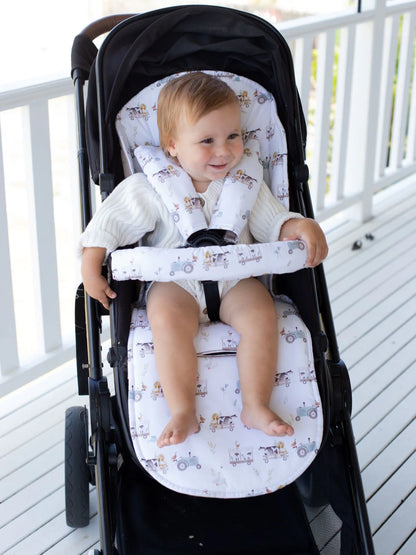 Bambella Designs Reversible Pram Liner | Oakwood Farm