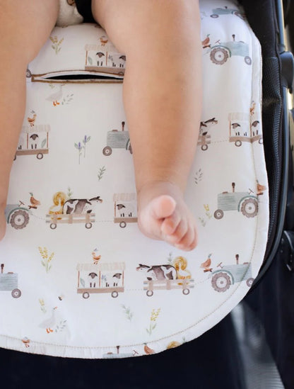 Bambella Designs Reversible Pram Liner | Oakwood Farm