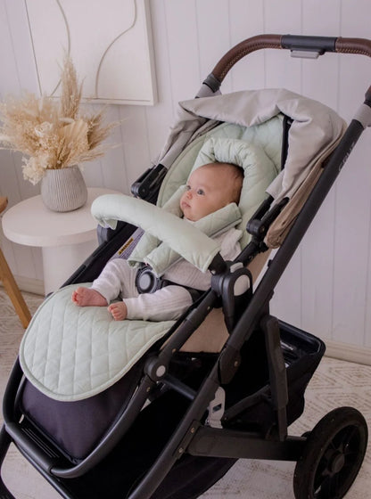 Bambella Designs Reversible Pram Liner - Fern