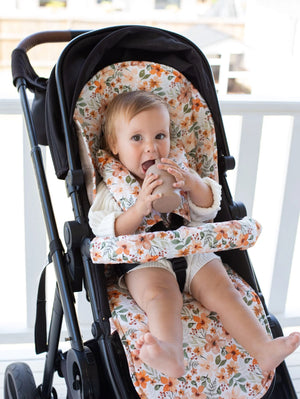 Bambella Designs Reversible Pram Liner - Bloom