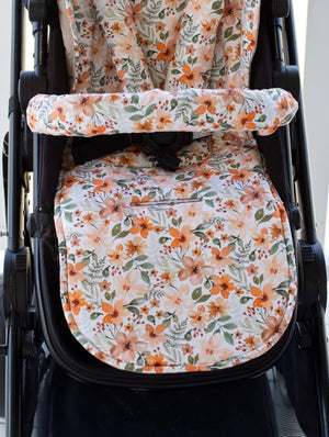 Bambella Designs Reversible Pram Liner - Bloom