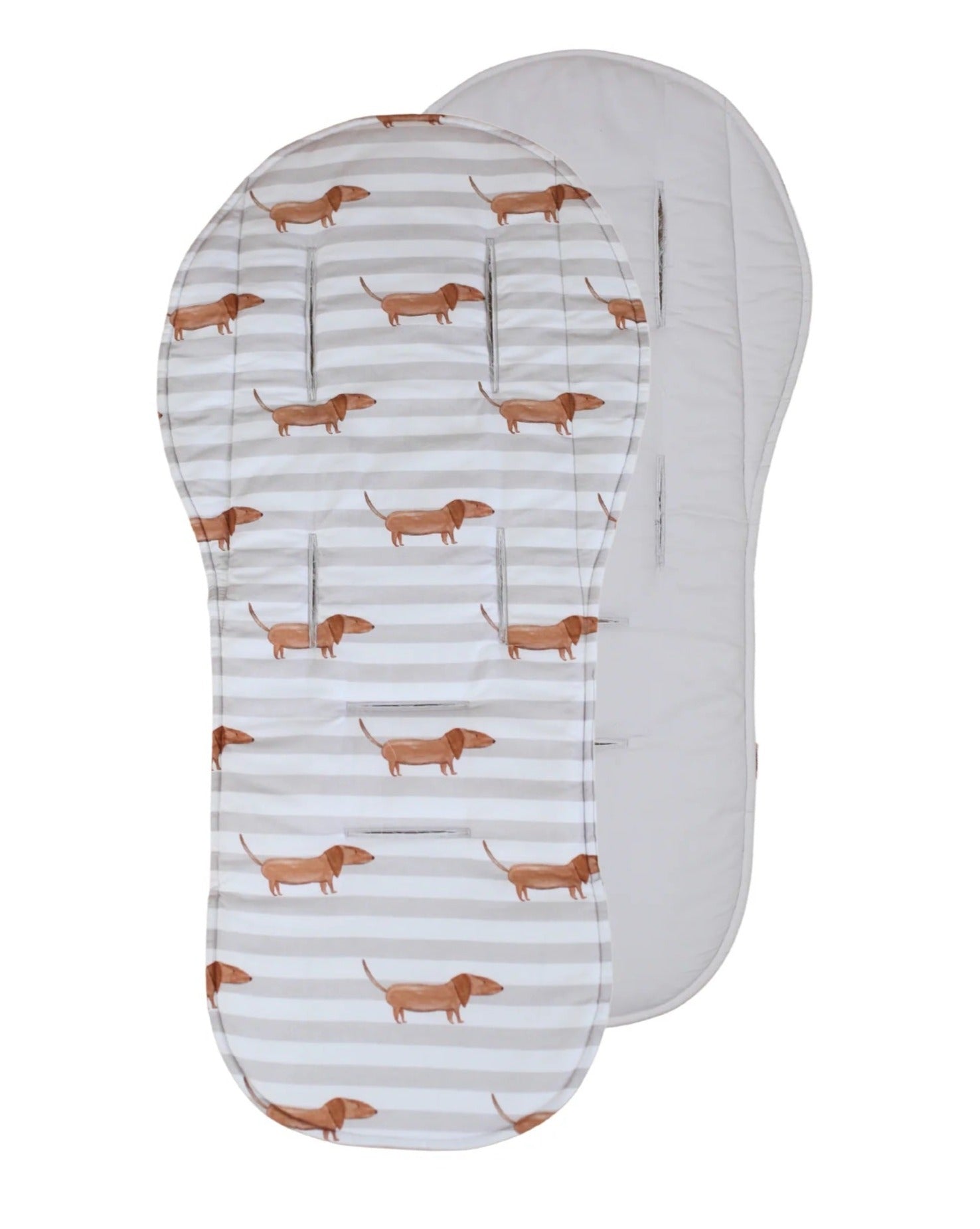 Bambella Designs Reversible Pram Liner - Dachshund Days