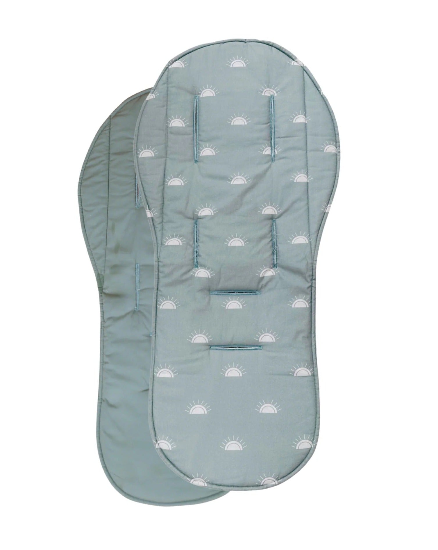 Bambella Designs Reversible Pram Liner - Sage Sunshine