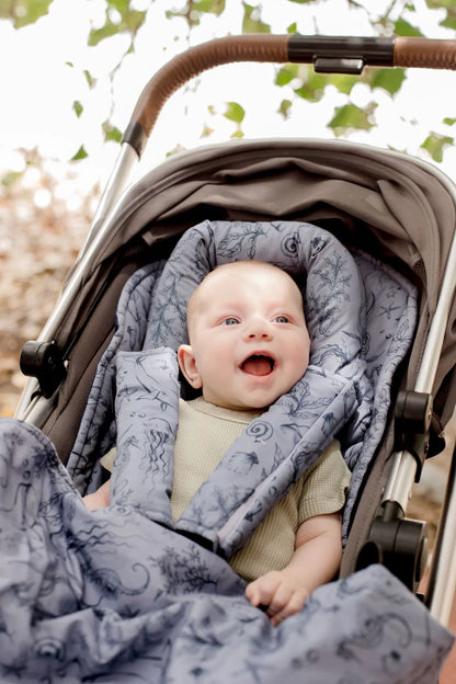 Bambella Designs Infant Head Support - Dachshund Days