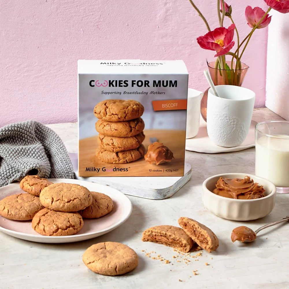 MILKY GOODNESS | LACTATION COOKIES | BISCOFF (DAIRY FREE)