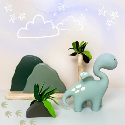 Winnie Parkes Diplo Dino Dragon Teether - Sage