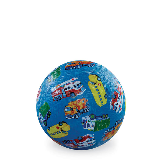 CROCODILE CREEK PLAYGROUND BALL 5 INCH | CITY VEHICLES