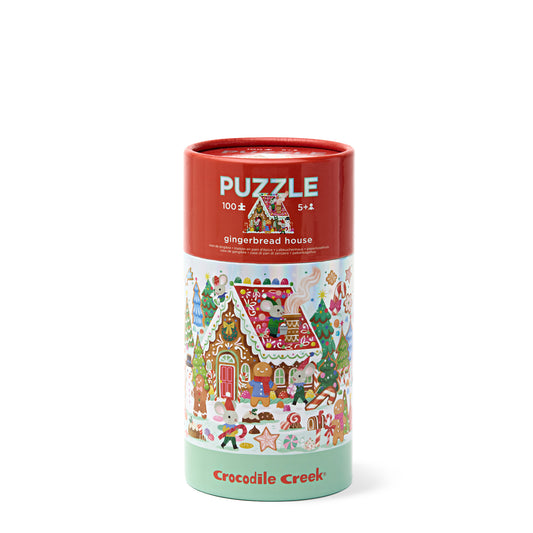 CROCODILE CREEK | HOLOGRAPHIC PUZZLE 100 PCE | GINGERBREAD HOUSE