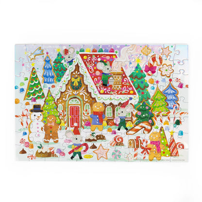 CROCODILE CREEK | HOLOGRAPHIC PUZZLE 100 PCE | GINGERBREAD HOUSE